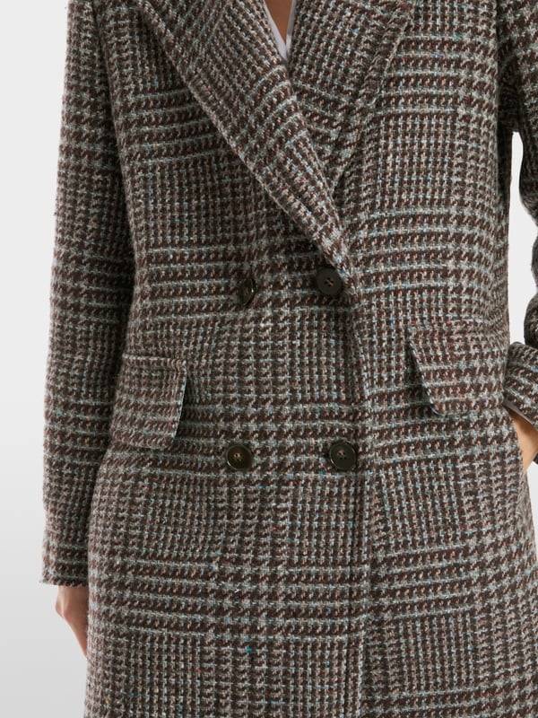 Marc Cain Langer Blazer-Mantel in Vintage-Karo Räumungsverkauf