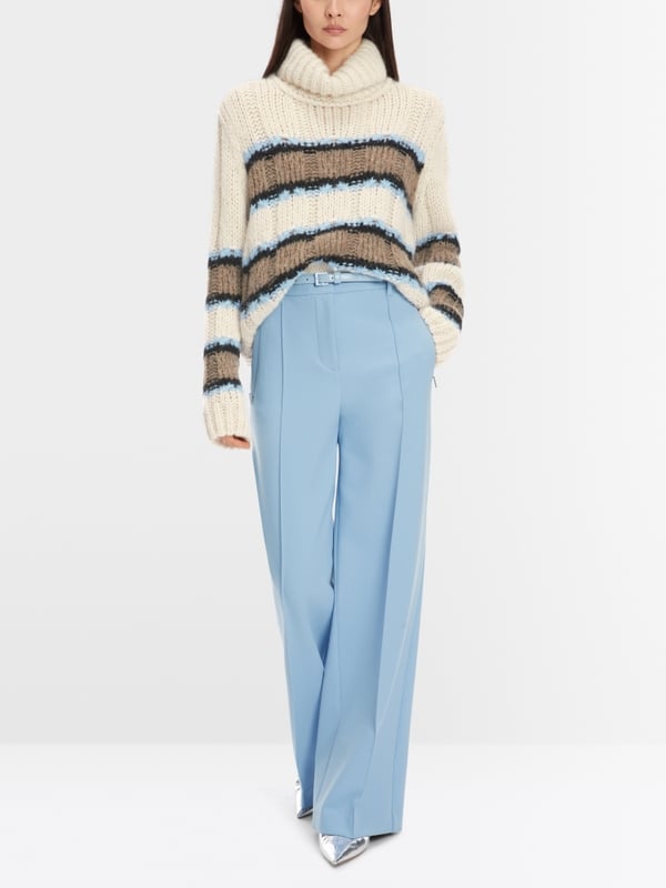 Marc Cain Sweater mit Streif - Knitted in Germany VIP-Rabatte