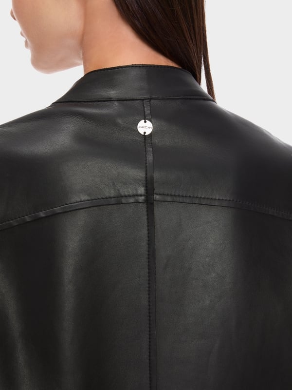 Marc Cain Lange Lederjacke mit Zipp Letzte 2 Tage