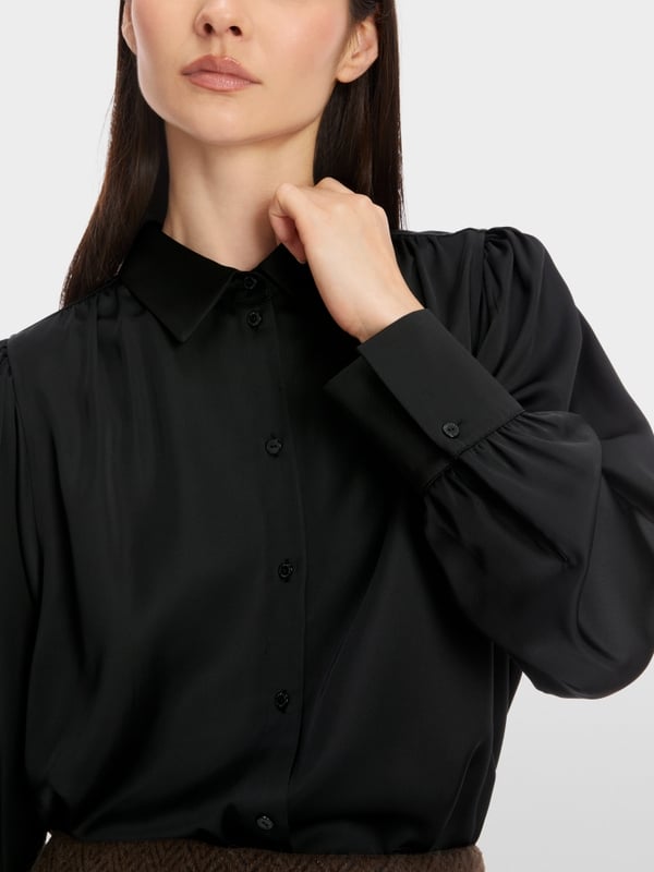 Marc Cain Feminine Hemdbluse mit Kimono-Ärmel Bis zu 50% Rabatt