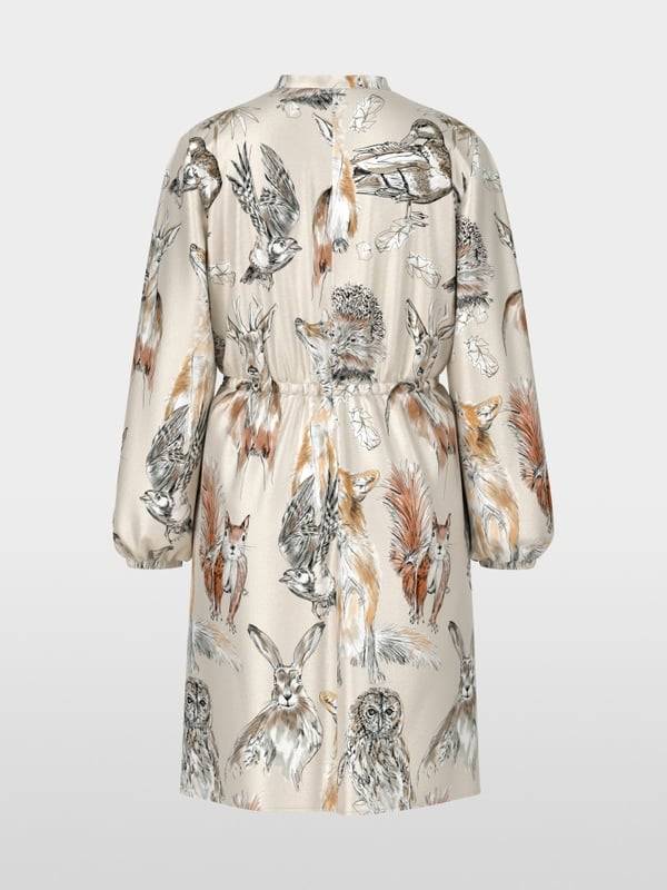 Marc Cain Tailliertes Minikleid mit Print Riesige Rabatte