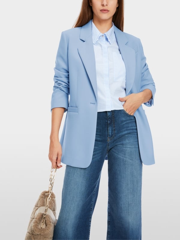 Marc Cain Körpernaher Blazer in Uni Kostenloser Versand international
