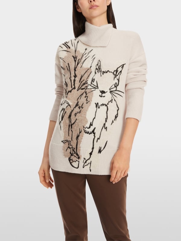 Marc Cain Sweater aus 100 % Wolle Outlet