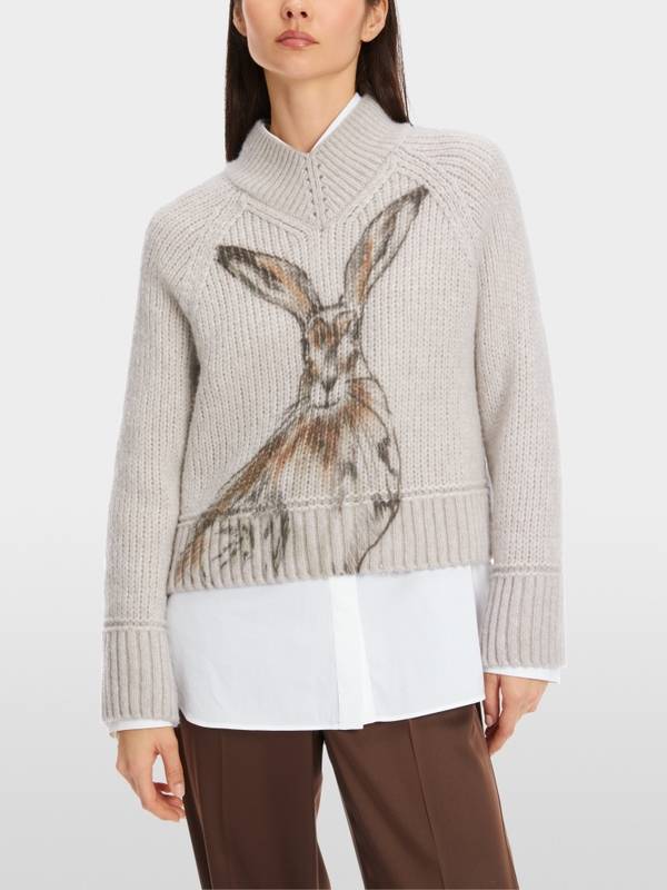 Marc Cain Kurzer Sweater Knitted in Germany Verkauf
