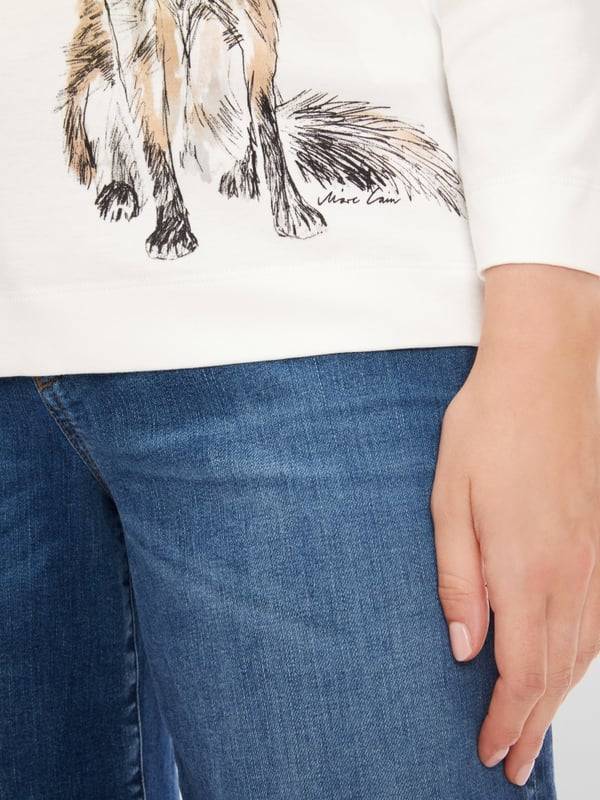Marc Cain T-Shirt aus reiner Baumwolle Kostenloser Versand