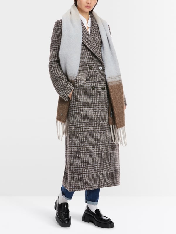 Marc Cain Langer Blazer-Mantel in Vintage-Karo Nur für heute