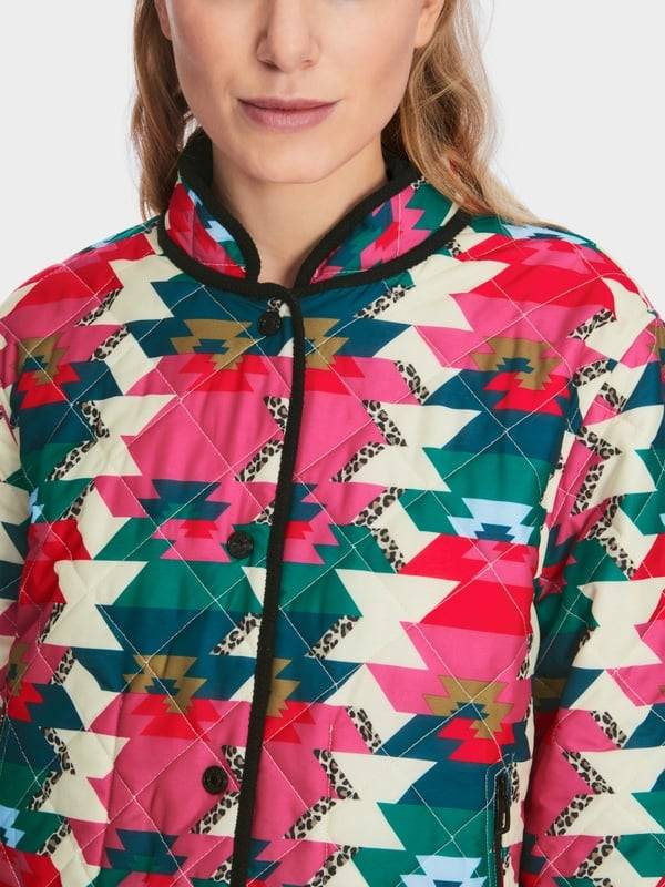 Marc Cain Reversible Steppjacke mit Print Begrenzt auf 3 Tage