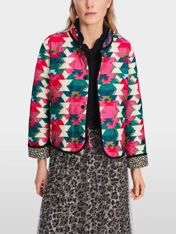 Marc Cain Reversible Steppjacke mit Print Begrenzt auf 3 Tage