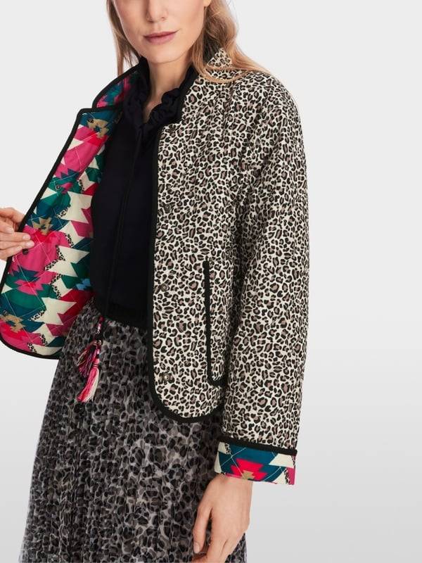 Marc Cain Reversible Steppjacke mit Print Begrenzt auf 3 Tage