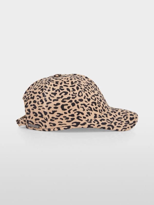 Marc Cain Schild-Cap mit Leo-Print im Angebot