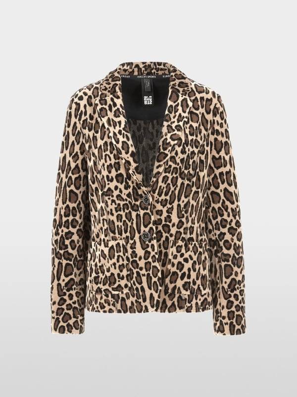 Marc Cain Körpernaher Blazer in Nickisamt Blitzverkäufe