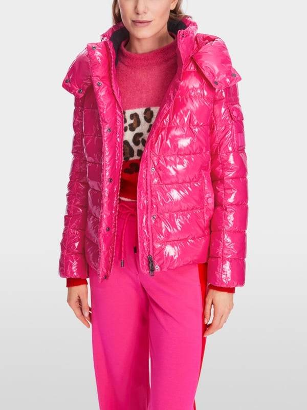 Marc Cain Körpernahe Outdoor-Jacke mit Kapuze Fabrik Onlineshop