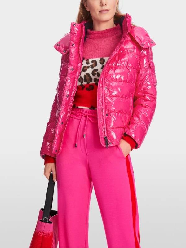 Marc Cain Körpernahe Outdoor-Jacke mit Kapuze Fabrik Onlineshop