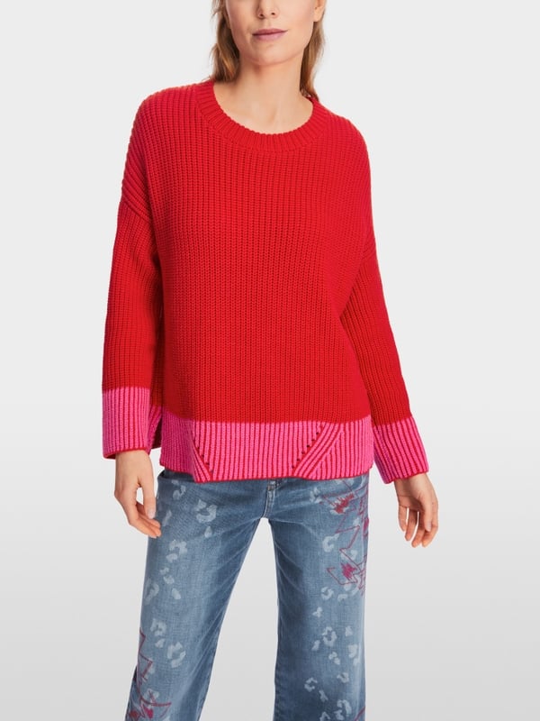 Marc Cain Oversized Sweater Knitted in Germany Begrenztes Angebot