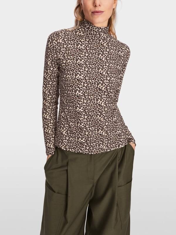 Marc Cain Longsleeve in Leo-Print Online Shopping