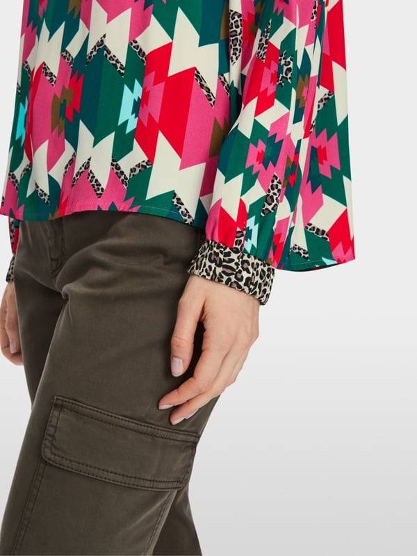 Marc Cain Viskosebluse mit Raglan Weihnachtsangebot