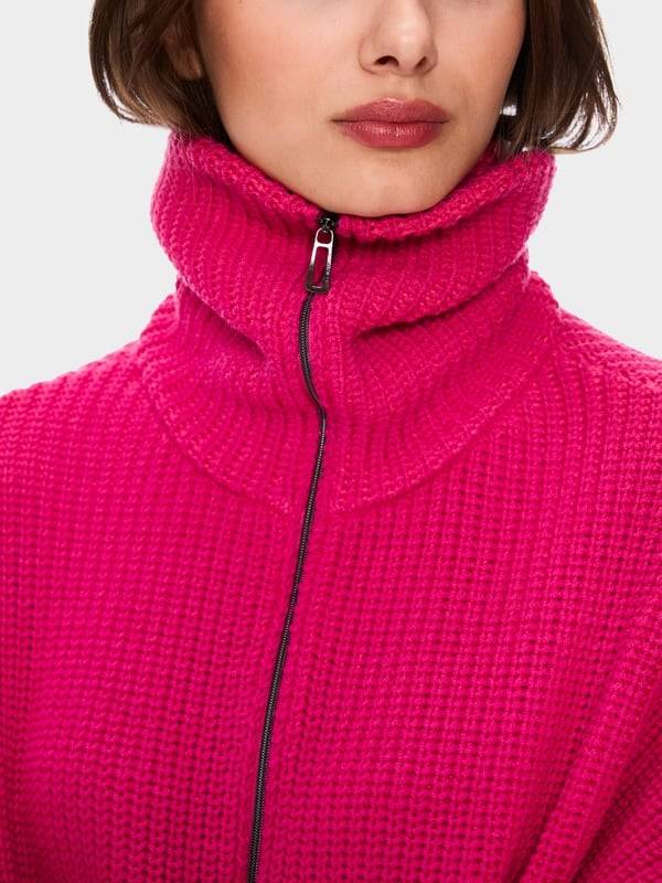 Marc Cain Sweater mit Troyer - Knitted in Germany Valentinstagsangebot