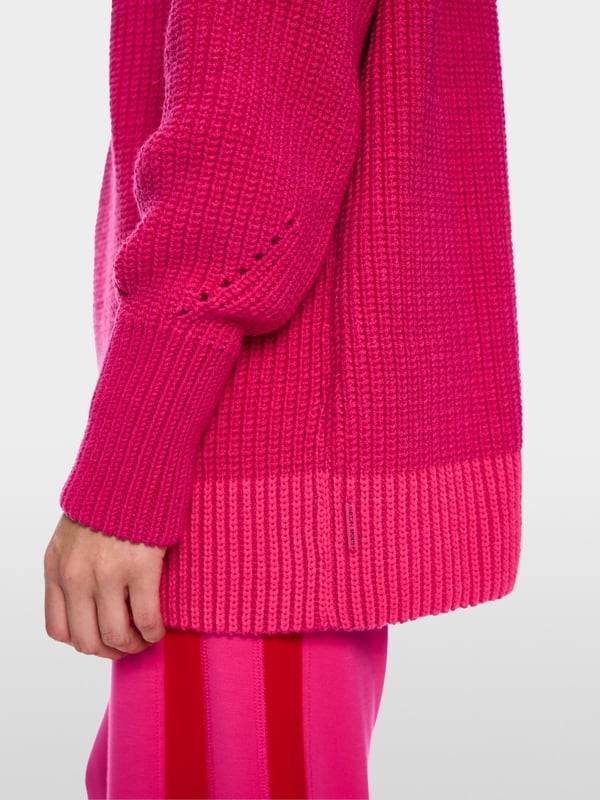 Marc Cain Sweater mit Troyer - Knitted in Germany Valentinstagsangebot
