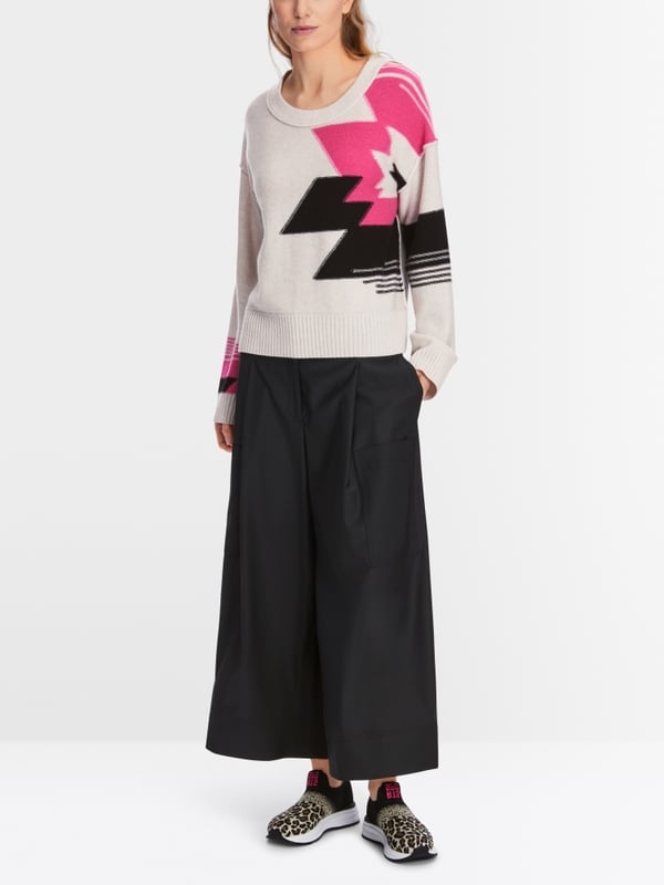 Marc Cain Sweater aus Wollmix mit Kaschmir Jubiläumsangebot