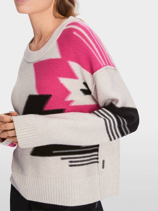 Marc Cain Sweater aus Wollmix mit Kaschmir Jubiläumsangebot