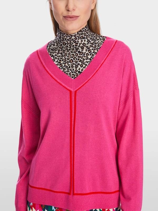 Marc Cain Sweater mit V-Neck - "Rethink Together" Kauf eins, bekomm eins gratis