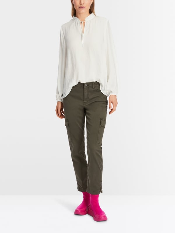 Marc Cain Weite Bluse mit Langarm Begrenzte Freigabe