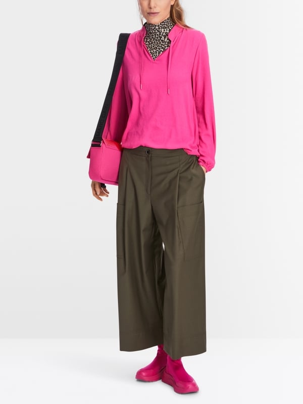 Marc Cain Weite Bluse mit Langarm Letzte 3 Tage