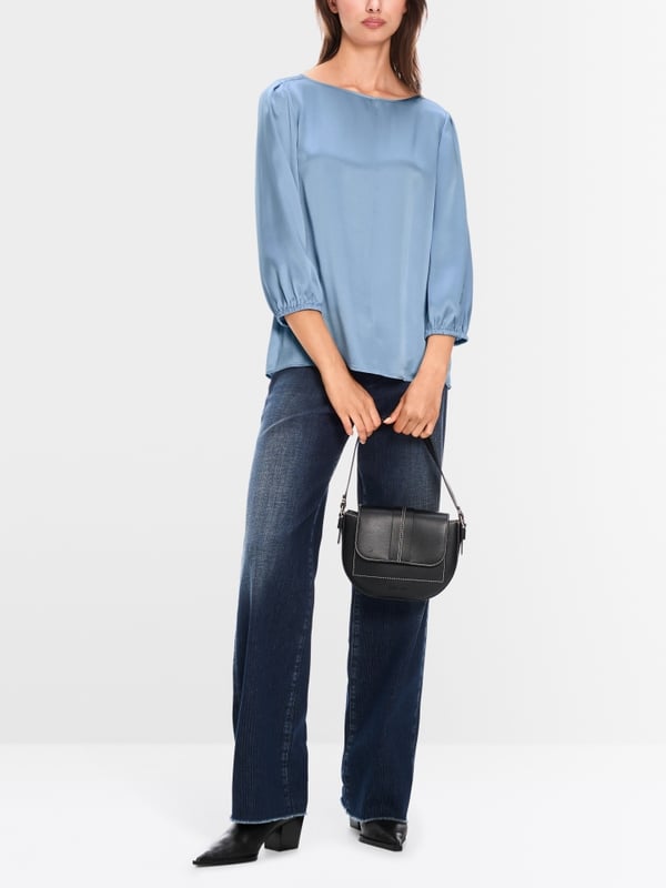 Marc Cain Lockere Seidenbluse im Angebot