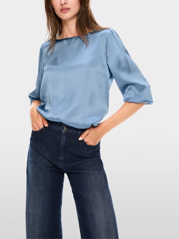 Marc Cain Lockere Seidenbluse im Angebot