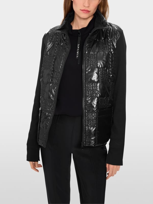 Marc Cain Wattierte Jacke mit gestepptem Oberstoff Weihnachtsangebot