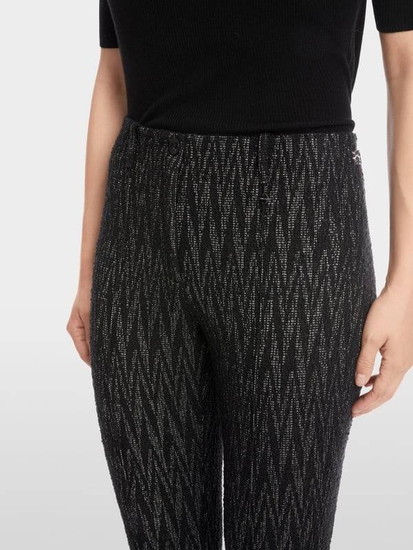 Marc Cain Modell SYDNEY - Hose mit Zackenmuster Bis zu 50% Rabatt