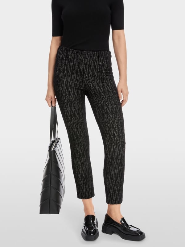 Marc Cain Modell SYDNEY - Hose mit Zackenmuster Bis zu 50% Rabatt