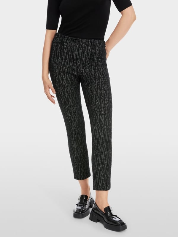Marc Cain Modell SYDNEY - Hose mit Zackenmuster Bis zu 50% Rabatt