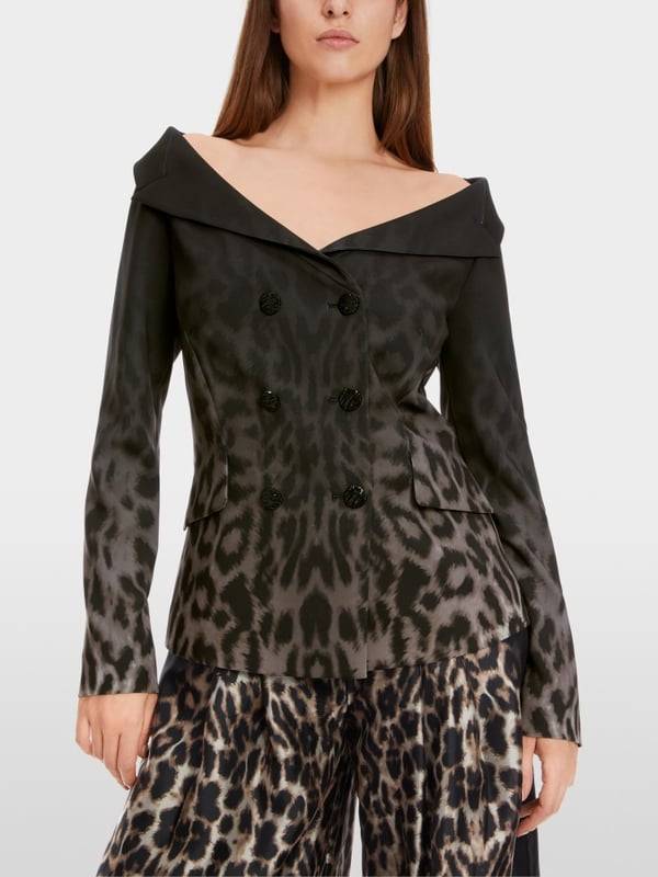 Marc Cain Blazer im Off-Shoulder-Look 50% Rabatt mit kostenlosem Versand