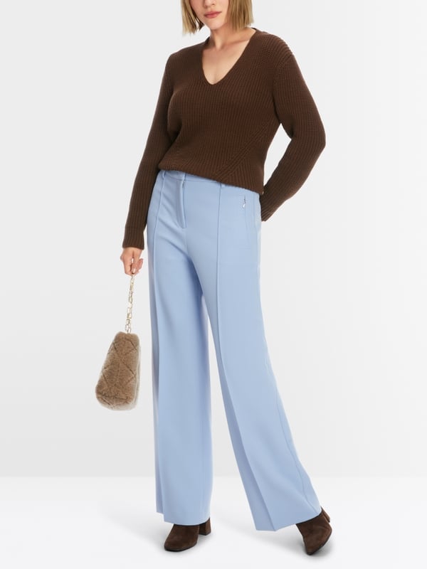Marc Cain Modell WEIDA - weite Hose mit High Waist Fabrikladen