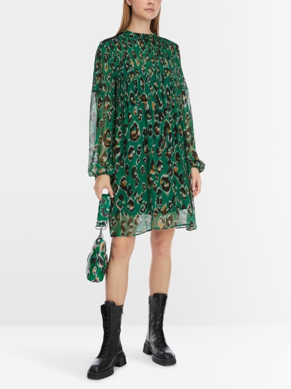 Marc Cain Gesmoktes Greo-Print-Kleid 2025