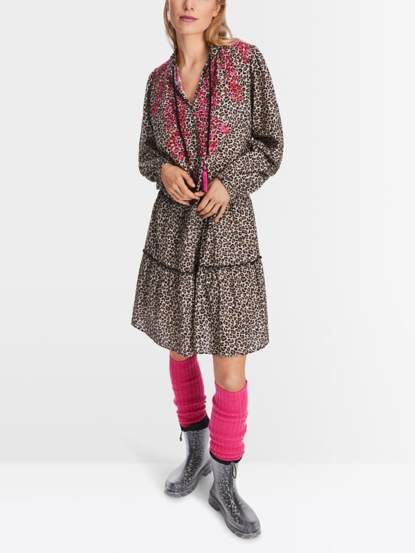 Marc Cain Kurzes Stufenkleid in Baumwolle Outlet