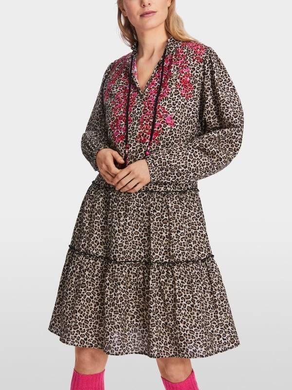 Marc Cain Kurzes Stufenkleid in Baumwolle Outlet
