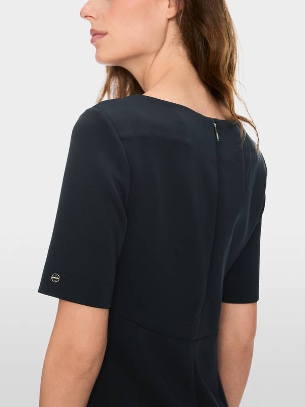 Marc Cain Scuba-Kleid mit Wickeleffekt Fabrikverkauf