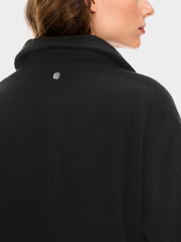 Marc Cain Flauschiger Mantel mit Kimono-Ärmel Günstig kaufen