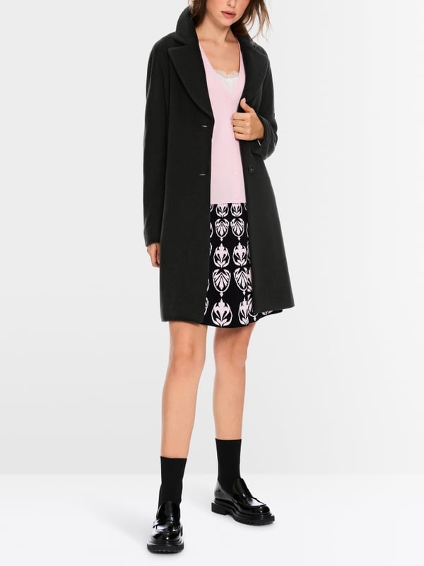 Marc Cain Flauschiger Mantel mit Kimono-Ärmel Günstig kaufen