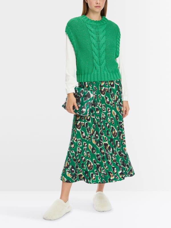 Marc Cain Knitted in Germany Pullunder mit Zopf Muttertagsangebot