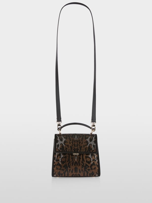 Marc Cain Satchel-Bag im Leo-Dessin aus Crystals 50% Rabatt mit kostenlosem Versand