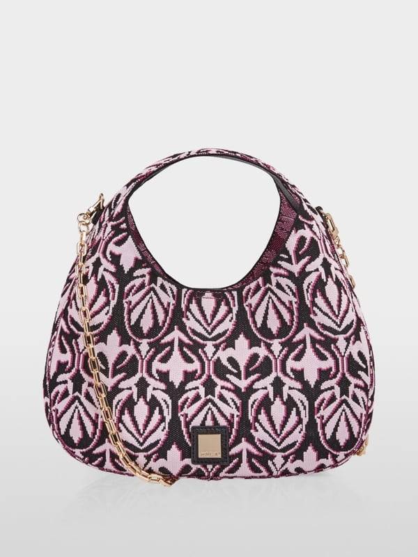 Marc Cain Henkeltasche im Jacquard-Strick