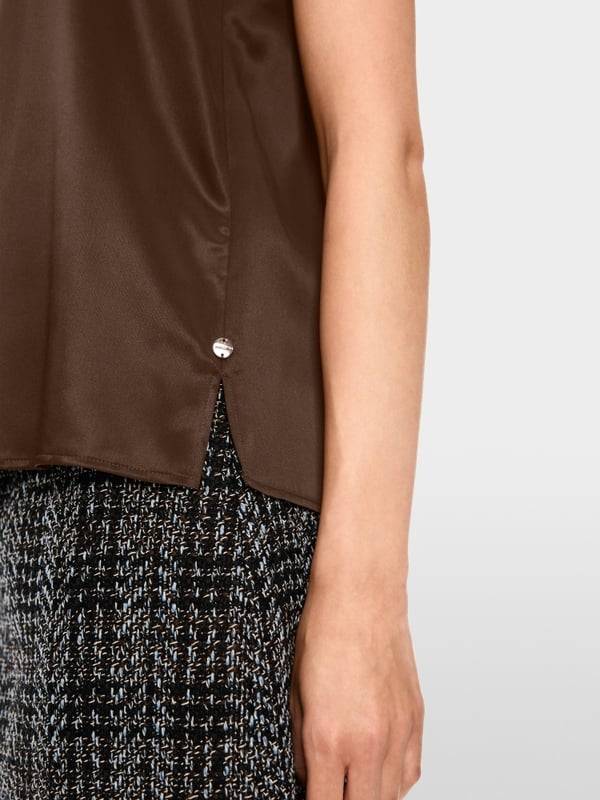 Marc Cain Seiden-Top mit Spitze Fabrik Onlineshop