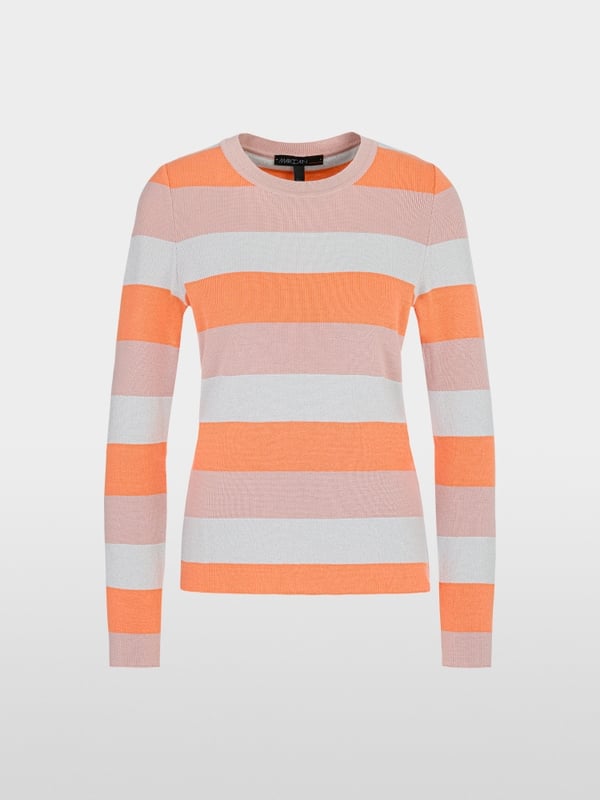 Marc Cain Gestreifter Sweater Knitted in Germany Online Outlet