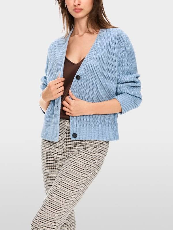 Marc Cain Rippen-Cardigan in Deutschland gestrickt Riesige Ersparnisse