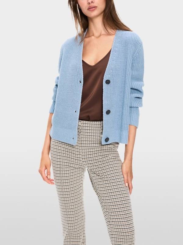 Marc Cain Rippen-Cardigan in Deutschland gestrickt Riesige Ersparnisse