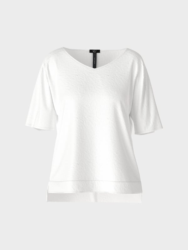 Marc Cain Unifarbene Schlupfbluse Discount Store für neue Produkte