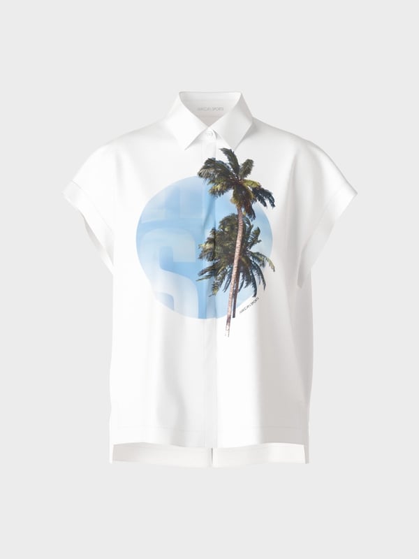 Marc Cain Ärmellose Hemdbluse "Rethink Together" Riesige Rabatte